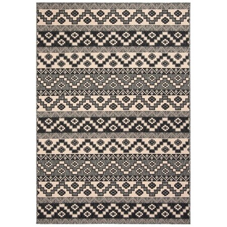 Safavieh 2 ft. 7 in. x 5 ft. Veranda Rectangle Power Loomed Area RugGrey & Beige VER095-3435-3